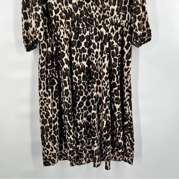 Lane Bryant brown animal print dress size 18 - Picture 9 of 9